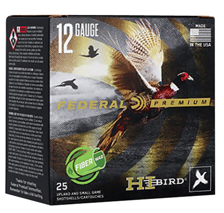 [604544688771] Federal HVF12HW5 Federal Premium Hi-Bird 12Gauge 2.75" 1 1/4oz 5Shot 25 Per Box/10 Case