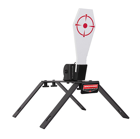 [888151046876] Birchwood Casey S7540 Spring Loaded Popper Target Black AR500 Steel Standing