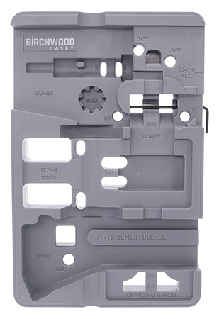 [888151039038] Birchwood Casey ARBENCH-BLOCK Bench Block  Gray AR-15