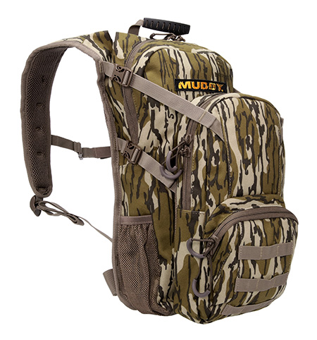 [888151046494] Muddy MUD-BPK-1075MO Pro 1075 Hunting Pack Mossy Oak Bottomland Polyester Zipper/Buckles Closure