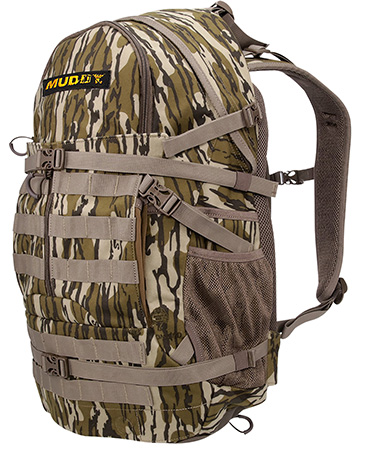 [888151046517] Muddy MUD-BPK-1300MO Pro 1300 Hunting Pack Mossy Oak Bottomland Polyester Zipper/Buckles Closure