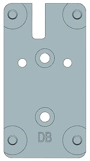 [082442952031] Beretta USA EUS03050 90/92  Silver, Fits Beretta 90/92 RDO Burris FastFire/Vortex Venom/Docter Pattern Footprint Mount