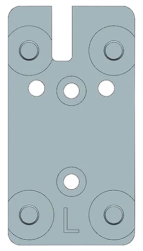 [082442952048] Beretta USA EUS03051 90/92  Silver, Fits Beretta 90/92, RDO Leupold Pattern Footprint Mount