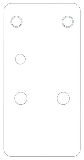 [082442952116] Beretta USA EUS03063 APX A1 Carry Optic Plate Black, Fits Beretta APX A1 Carry, Holosun K Series Pattern Footprint Mount