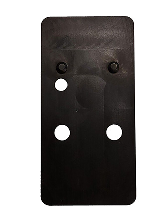 [082442952123] Beretta USA EUS03064 APX A1 Carry Optic Plate Black, Fits Beretta APX A1 Carry, C-More Pattern Footprint Mount