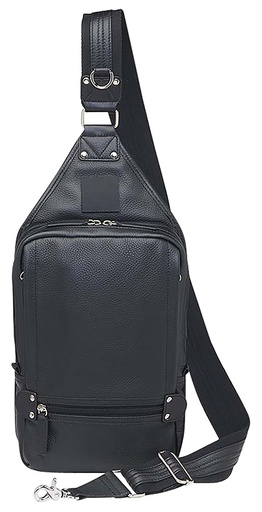 [035452174726] Gun Tote'n Mamas/Kingport GTM108BK Sling Backpack  Black Leather Includes Standard Holster