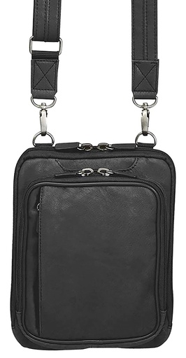 [035452165847] GTM GTM-99/BK         CROSSBODY SHLDR POUCH   BLK