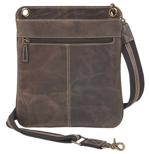 [035452173064] GTM  GTM-CZY/01       CROSSBODY FLAT SAC       BRN