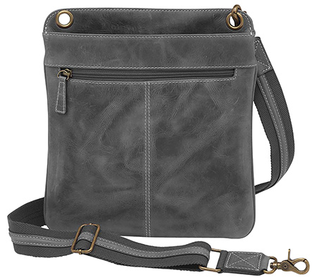 [035452176492] GTM  GTM-CZY/01GREY   CROSSBODY FLAT SAC      GRY
