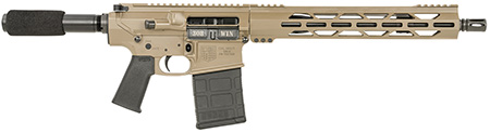 [810035755703] Diamondback DB1222C061 DB10  308 Win 20+1 13.50", FDE, Carbon Lower, 9" M-LOK Handguard, Black Padded Buffer Tube/Magpul Grip