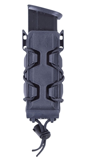 [849954038321] High Speed Gear 16PT01BK TACO V2 Mag Pouch Single, Black Polymer, Belt Clip/MOLLE U-Mount, Compatible w/ Pistol Mags