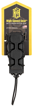 [849954038321] High Speed Gear 16PT01BK TACO V2 Mag Pouch Single, Black Polymer, Belt Clip/MOLLE U-Mount, Compatible w/ Pistol Mags