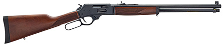 [619835090249] Henry H009G-360BH Side Gate  Full Size 360 Buckhammer 5+1 20" Blued Stainless Steel Barrel, Blued Drilled  &  Tapped Stainless Steel Receiver, Fixed American Walnut Stock, Right Hand