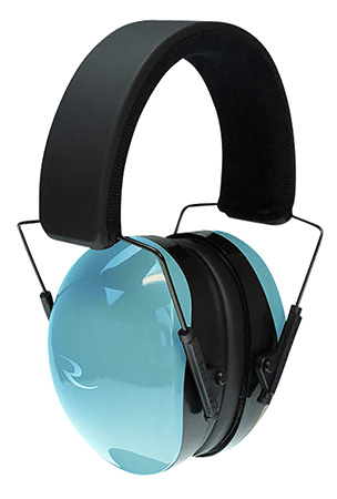 [674326331577] Radians TR0320CS TRPX Muff 29 dB Over the Head Aqua Blue/Black Adult 1 Pair
