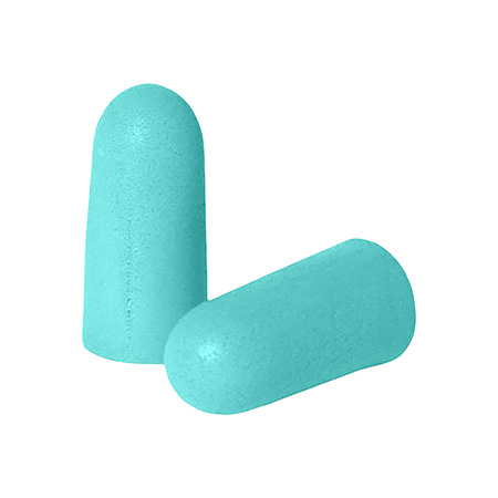[674326357447] Radians FP70ABG/50 Resistor Earplugs Foam 32 dB In The Ear Aqua Blue Adult 50 Pair