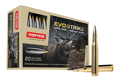 [7393923325057] Norma Ammunition 20177342 Dedicated Hunting Evostrike 30-06Springfield 139gr Polymer Tip Boat Tail 20 Per Box/10 Case