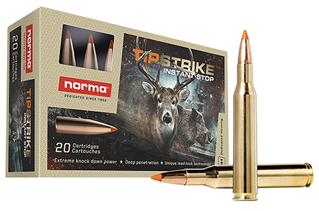 [7393923320854] Norma Ammunition 20169292 Dedicated Hunting Tipstrike 270Win 140gr Polymer Tip 20 Per Box/10 Case