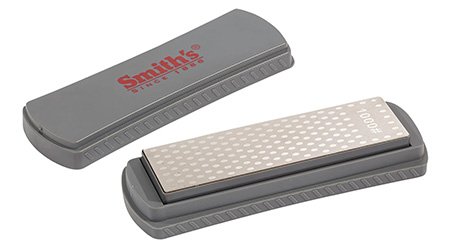 [027925513125] Smiths Products 51312 DualGrit Double-Sided Sharpening Stone 6" Diamond Sharpener Medium/Fine Gray