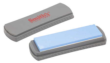 [027925513149] Smiths Products 51314 DualGrit Double-Sided Whetstone 6" Grit Sharpener Medium Gray