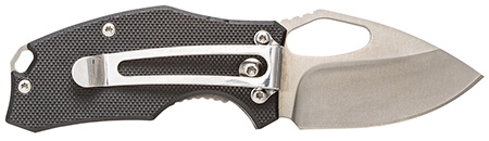 [027925511190] Smiths Products 51119 Lil Choncho  2.20" Folding Drop Point Plain Polished 400 SS Blade/Black G10 Handle Includes Pocket Clip
