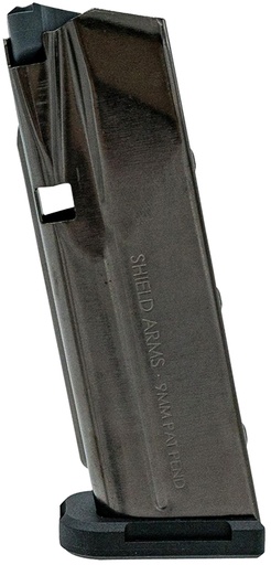 [850029545316] Shield Arms SAS15BLKNGEN3 S15 Magazine Gen 3 15rd Flush 9mm Luger Fits Glock 48/43X Black Nickel Steel