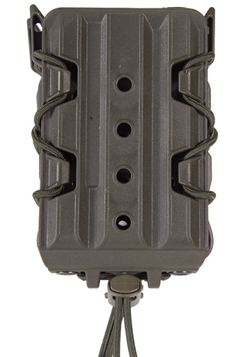 [849954038376] High Speed Gear 162R01OD X2R Taco V2 Mag Pouch Double, OD Green Polymer, Belt Clip/MOLLE U-Mount, Compatible w/ AR/AK Rifle Mags