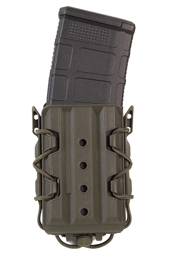 [849954038314] High Speed Gear 16TA01OD TACO V2 OD Green Polymer, 2" Belt Clip/MOLLE U-Mount, Compatible w/ Rifle Mags