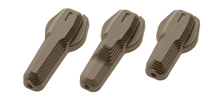 [840815143499] Magpul MAG1254-FDE ESK Safety Selector FDE Polymer/Steel, Ambi 60/90 Degree Options, Fits AR-Platform