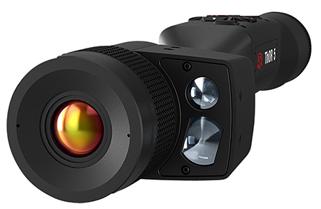 [658175123538] ATN TIWST5325LRF Thor 5 320 LRF Thermal Rifle Scope Black Anodized 4-16x Smart Mil Dot Reticle, Zoom 320x240 12 Microns, 60 fps Resolution