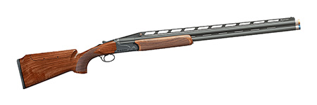 [853418267127] Rizzini USA 26011230 BR110 Sporter IPS Over/Under 12 Gauge 2rd 30" Chrome Lined XL Back Bored, Adj. Vent Rib, Matte Gray Barrel/Rec, Grade II Turkish Walnut Stock w/Adj Comb, 5 Ext. Chokes