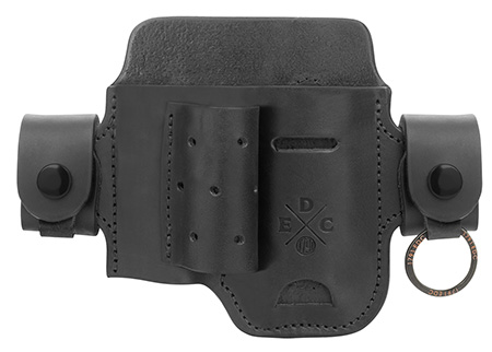 [810102211002] 1791 Gunleather HDASLFBLKA EDC Heavy Duty Action Snap OWB Black Leather Belt Loop Ambidextrous