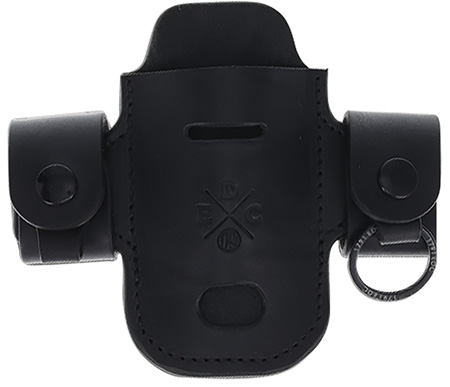 [810102211033] 1791 Gunleather HDASSLBLKA EDC Heavy Duty Solo Action Snap OWB Black Leather Belt Loop Ambidextrous