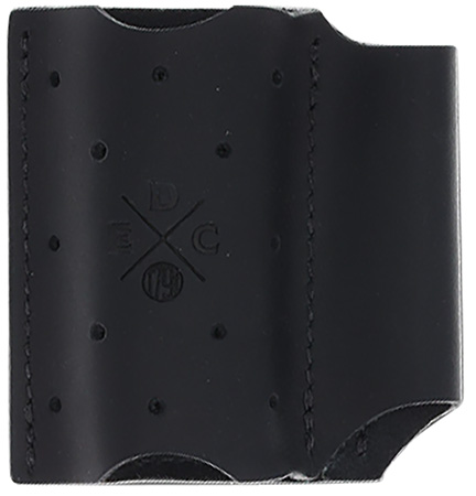 [810102212184] 1791 Gunleather ACDUOBLKA EDC Action Clip Duo OWB Black Leather Belt Clip Ambidextrous