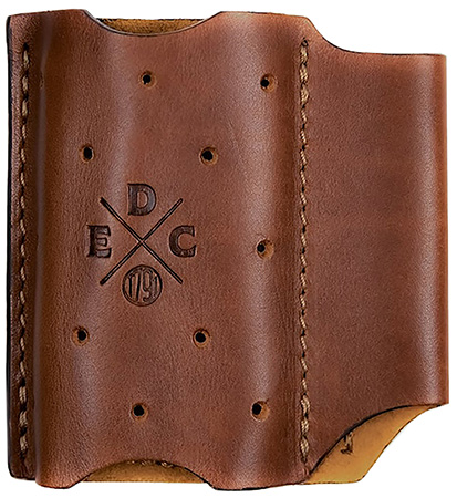 [810102212160] 1791 Gunleather ACDUOCHNA EDC Action Clip Duo OWB Chestnut Leather Belt Clip Ambidextrous
