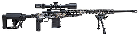[682146881981] Howa HCRA308SKY M1500 APC Chassis 308 Win 24" Heavy Barrel 10+1 (3), Kryptek Skyfall Camo, Luth-AR MBA-4 Stock with Aluminum Chassis, 4-16x50 Scope, Bipod  &  2 Grips