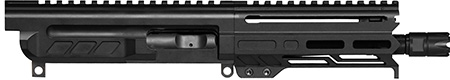 [810097509788] CMMG 94B6829AB Dissent  9mm Luger 6.50", Left Side Charging Handle, Armor Black, OEM Zeroed Linear Comp, 4.60" M-LOK Handguard for AR-Platform, Picatinny End Plate