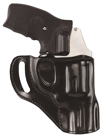 [601299410022] Galco HT118B Hornet  OWB Black Leather Belt Slide Fits Ruger SP101 Fits Colt Cobra Right Hand