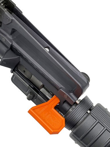 [706612408370] LBE Unlimited CSFLG-RFL Chamber Safety Flag Orange 6.90" Long 6 Pack
