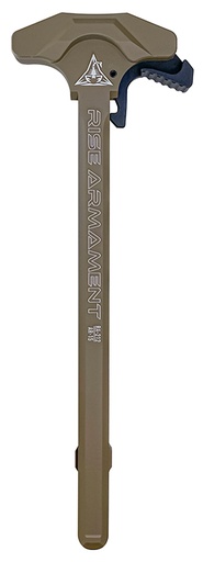 [851046006026] Rise Armament RA212FDE Extended Charging Handle RA-212 FDE Aluminum for AR-15