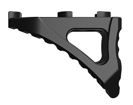 [850011713624] Rise Armament RA030BLK Micro Hand Stop  Skeletonized Black Aluminum for M-LOK Handgaurd