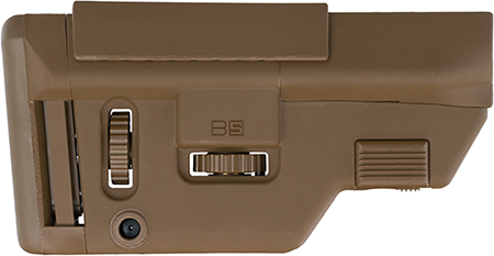 [814927022225] B5 Systems CPS1306 Precision  Coyote Brown Synthetic Adjustable with Cheek Riser Fits AR-Platform