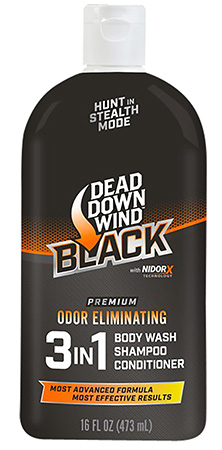 [873881009642] Dead Down Wind 127160 Black Premium 3-in-1 Combo Odor Eliminator 16 oz Squeeze Bottle
