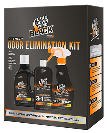 [873881009598] Dead Down Wind 207022 Black Premium 3-Piece Kit Odor Eliminator