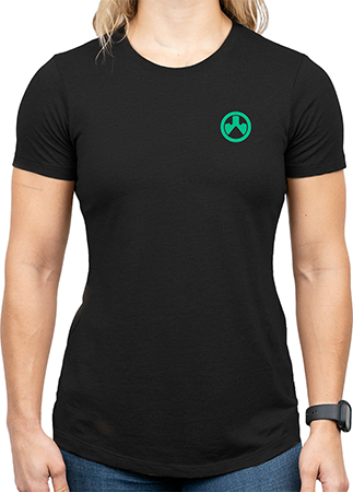 [840815141877] Magpul MAG1340-001-2X Groovy Women's Black Cotton/Polyester Short Sleeve 2XL