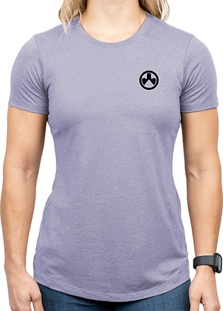 [840815142188] Magpul MAG1340-530-L Groovy Women's Orchid Heather Cotton/Polyester Short Sleeve Large