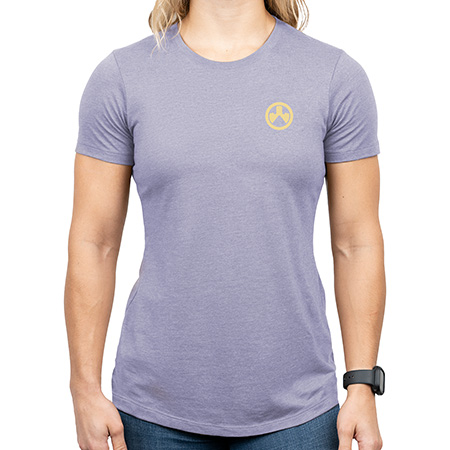 [840815142249] Magpul MAG1341-530-L Prickly Pear Women's Orchid Heather Cotton/Polyester Short Sleeve Large