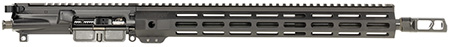 [604206200747] Bushmaster 0040011BLK Bravo Zulu Complete Upper 5.56x45mm NATO 16" CMV Nitride, Black, Flat Top Aluminum Rec, 14" BFI M-LOK Handgaurd, Snake Charmer Muzzle Brake, Mid-Length Gas, Fits AR-15