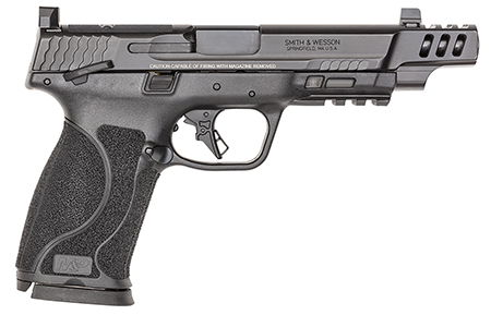 [022188894806] Smith  &  Wesson 13915 M & P PC M2.0 Full Size 10mm Auto 15+1 5.60" Black Armornite Ported Stainless Steel Barrel, Black Armornite Optic Cut/Serrated Stainless Steel Slide  &  Polymer Frame w/Picatinny Rail