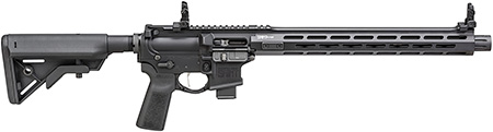 [706397959562] Springfield Armory STV91609BLC SAINT Victor 9mm Luger 16" 10+1, Black, B5 Sytems Bravo Stock  &  Type 23 Grip, Flip-Up Sights, Blast Diverter