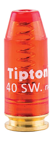 [661120454359] Tipton 745435 Snap Caps Pistol 40S&W Brass/Plastic 5pk